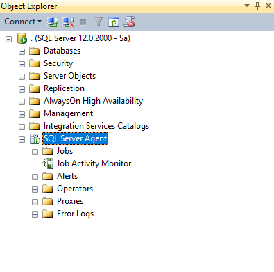 سرویس sql server agent