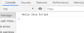 دستور console.log