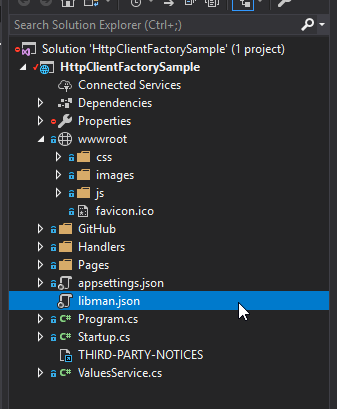کاربرد فایل libman.json