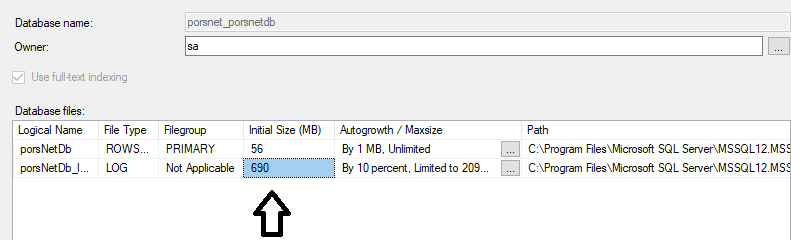 کاهش حجم log فایل در sql server