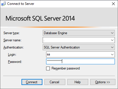 رمز عبور در sql server