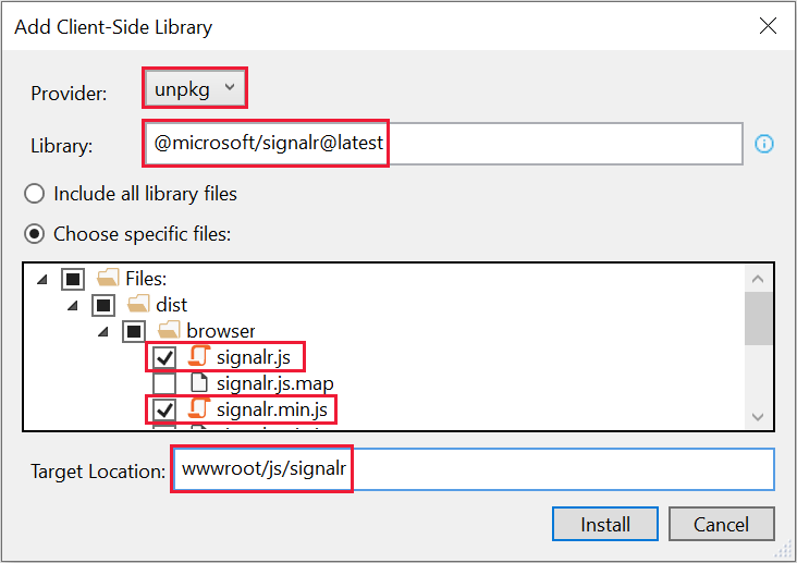سیگنال آر در Asp.net Core