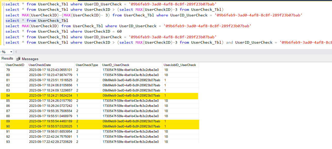 کویری نویسی در sql server