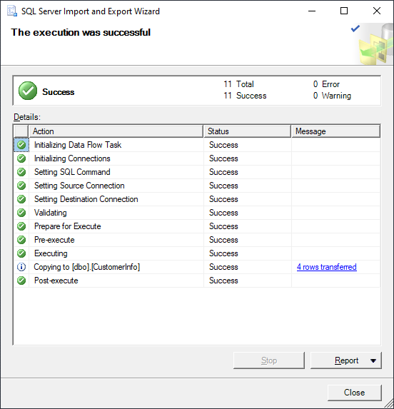 ارسال اطلاعات به sql server