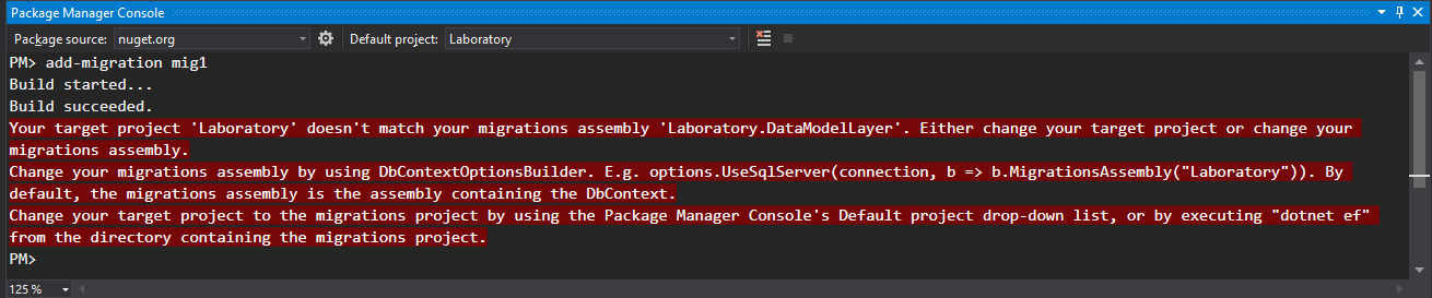 آموزش استفاده از مایگریشن در Asp.net core