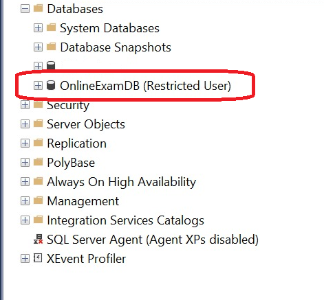حل مشکل Restricted User در Sql Server