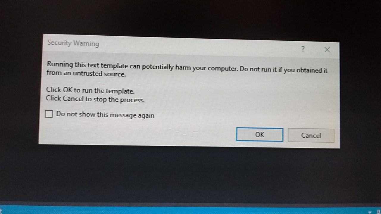 من به این Error برخورد میکنم