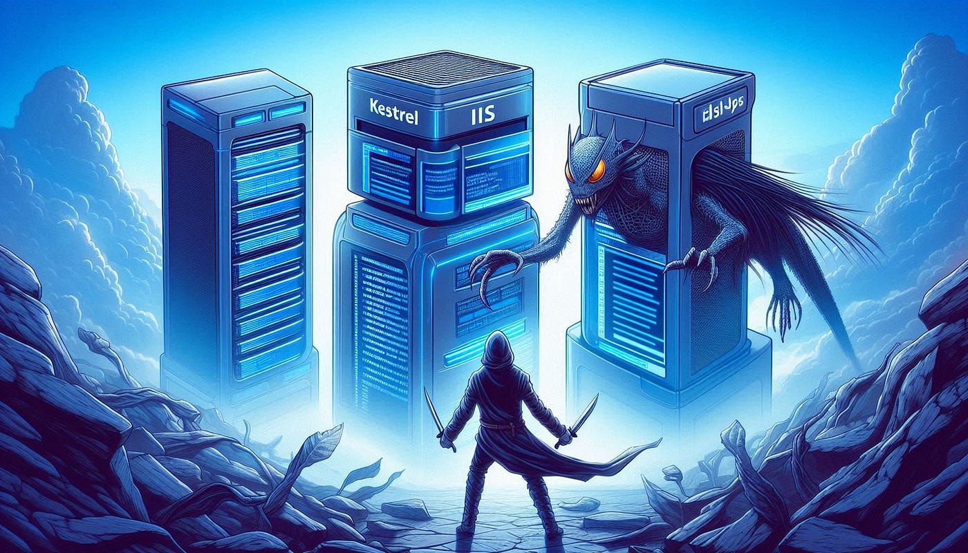 مقایسه سرور kestrel و iis