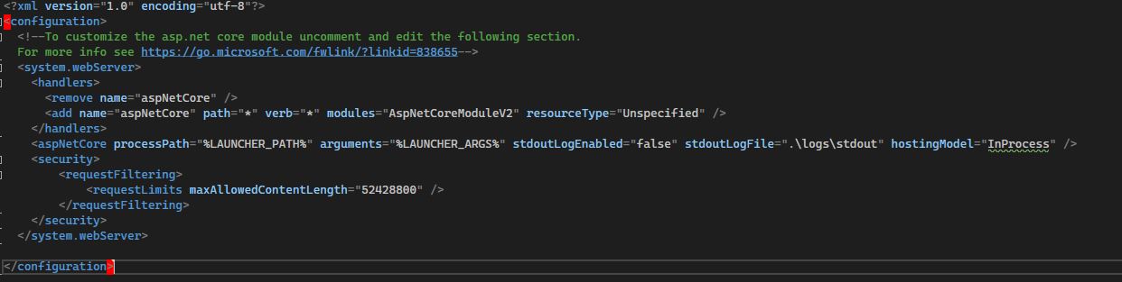 آپلود فایلهای بزرگ در asp net core