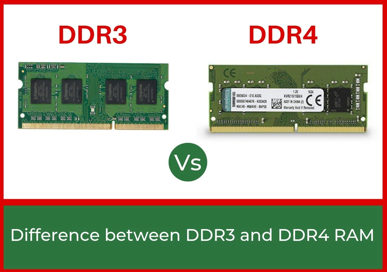 فرق ram های ddr3 و ddr4